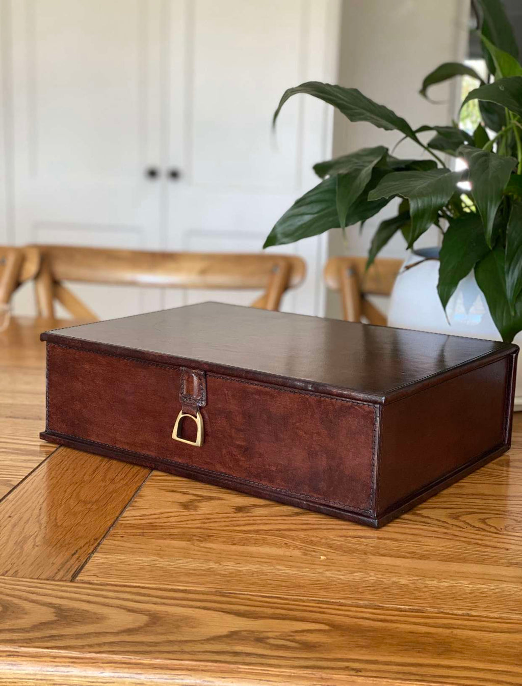 Leather Document Box