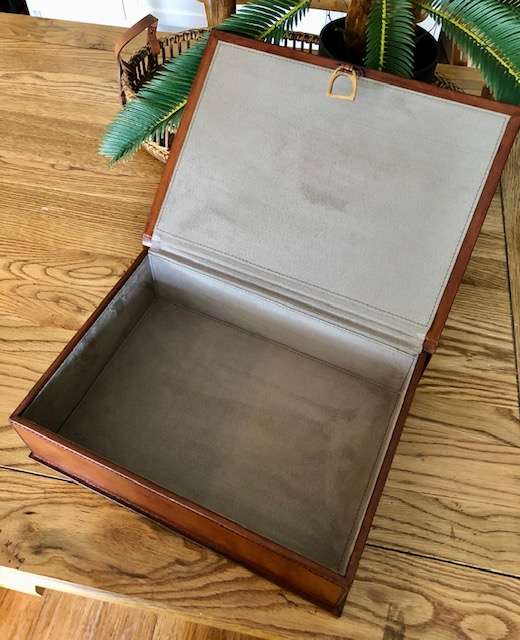 Leather Document Box