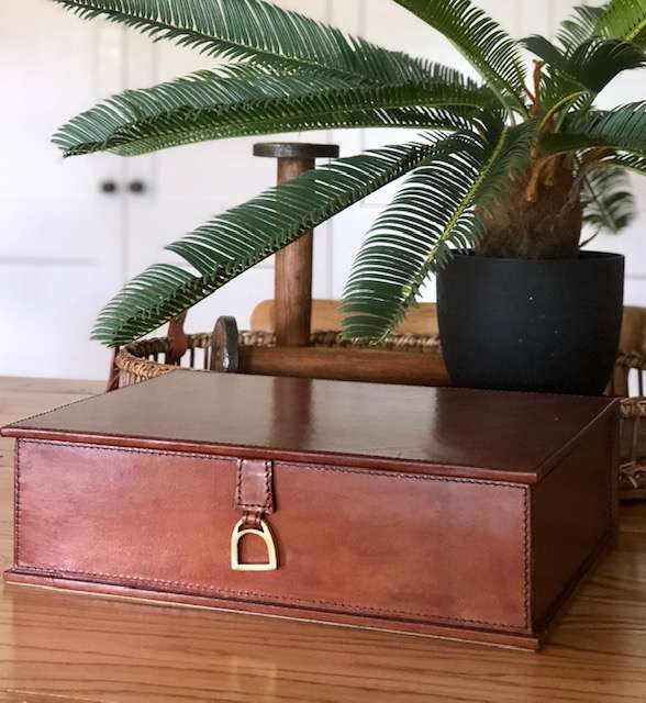 Leather Document Box