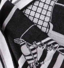 Palio Horse Luxury Throw - Black