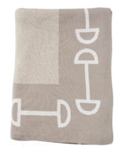 Paloma Equine Luxe Throw Beige