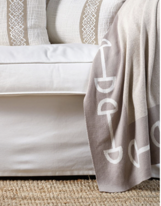 Paloma Equine Luxe Throw Beige