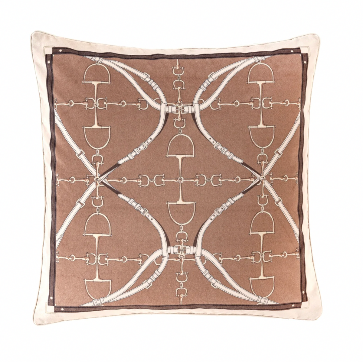 Adamsbro Luxe Horse Bit Cushion Sand