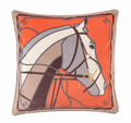 Adamsbro Horse Cushion Orange