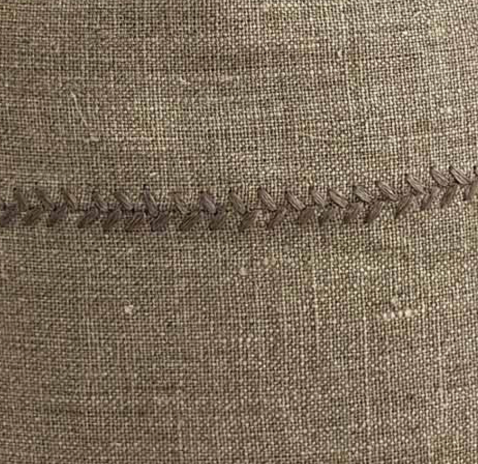 Bandhini Linen Lace Stitch Cushion (COVER ONLY)