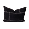 Ranch Stitch Cushion Black