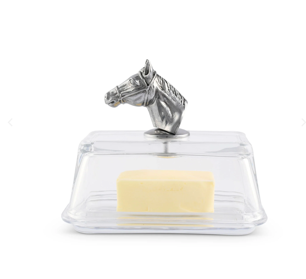 Horse Head Butter Dish