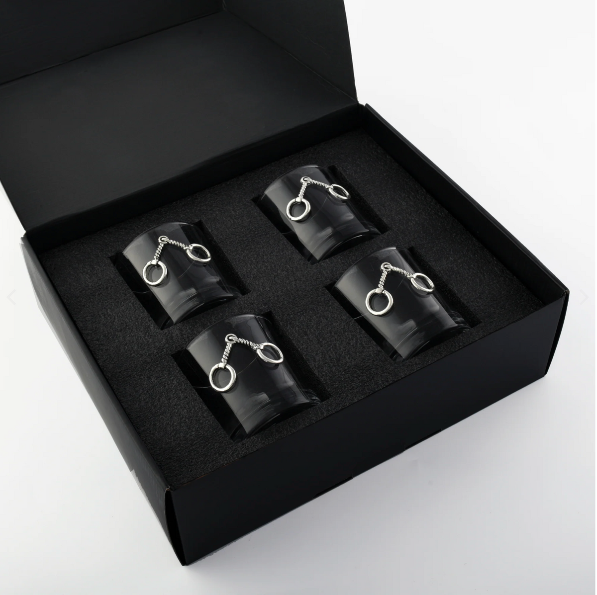 Horse Bit Glass Set of 4.