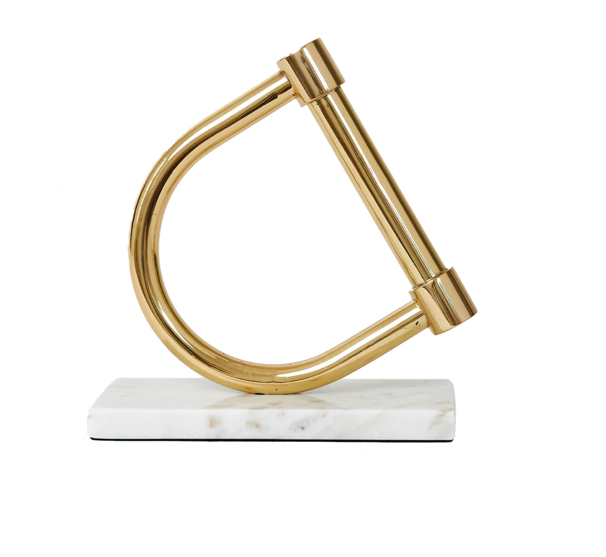 Modern Stirrup Decor Gold