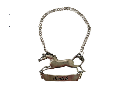 Equestrian Scotch Decanter Tag