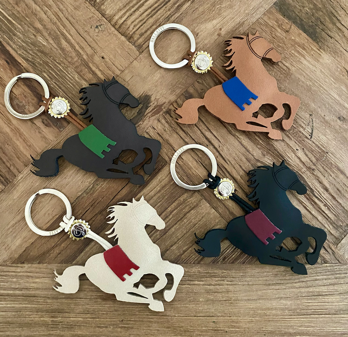 Galloping  Horse Key Ring