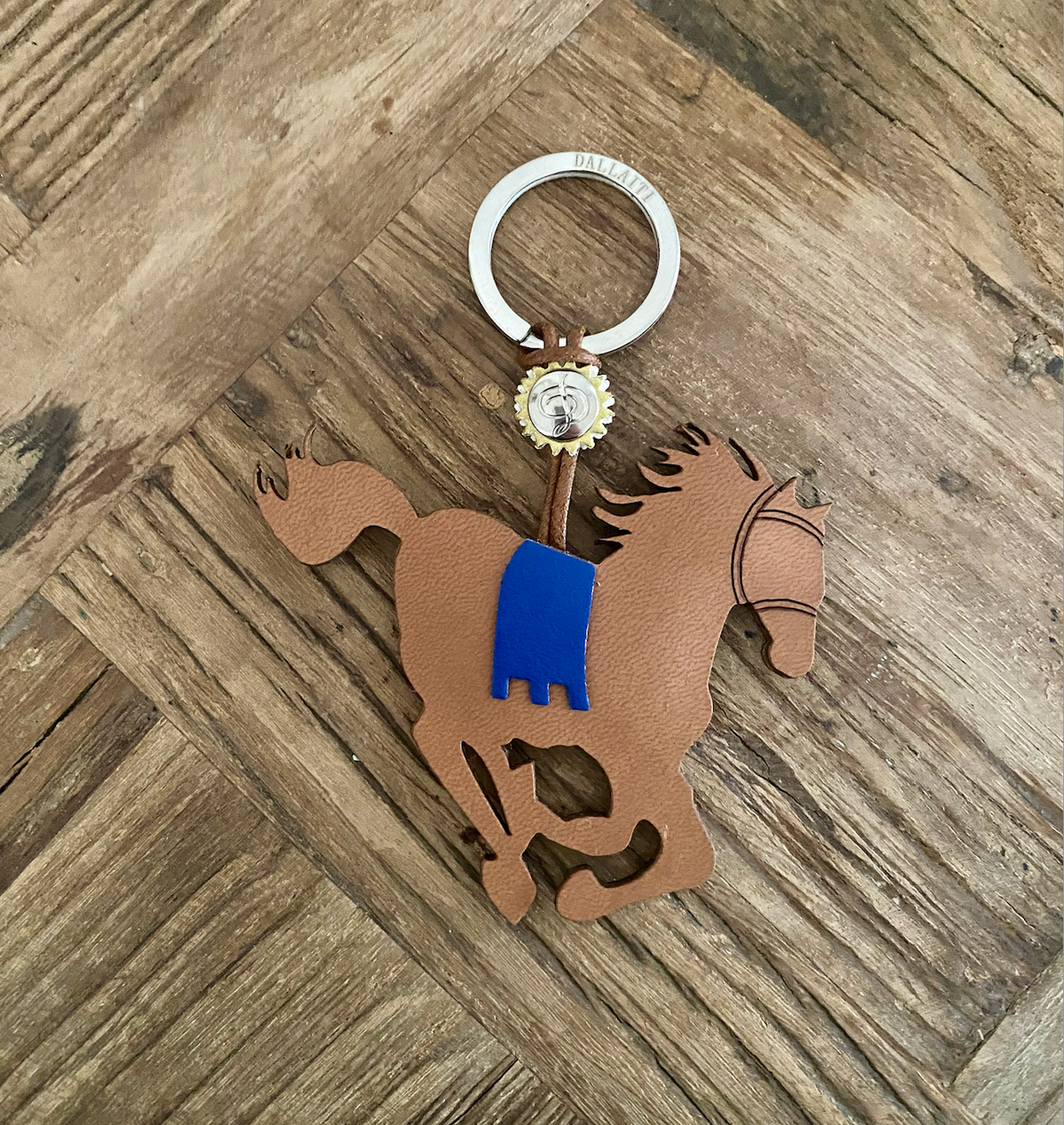 Galloping  Horse Key Ring