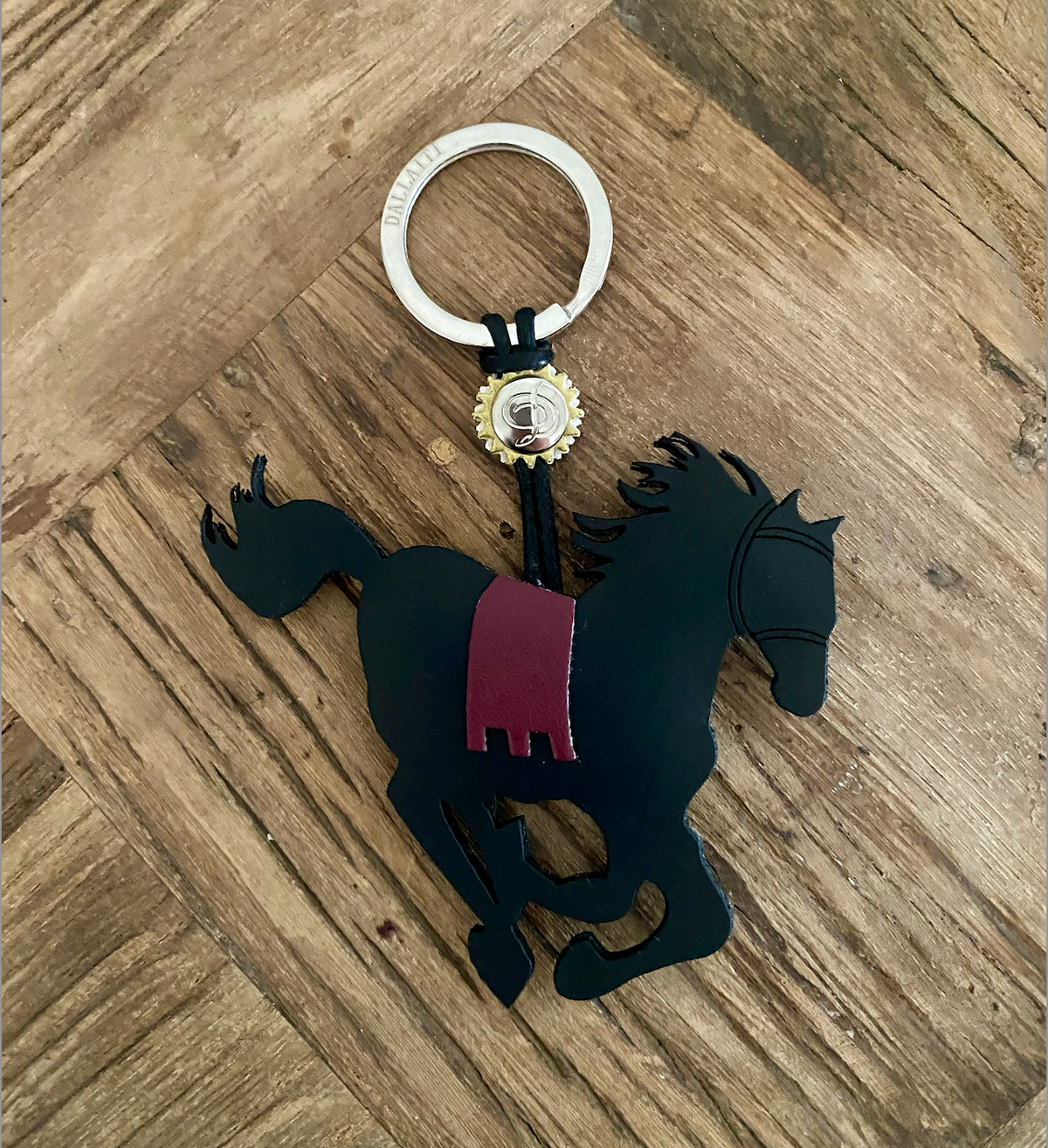 Galloping  Horse Key Ring