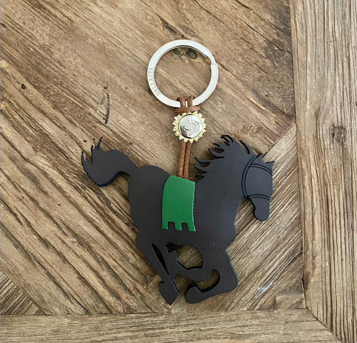 Galloping  Horse Key Ring