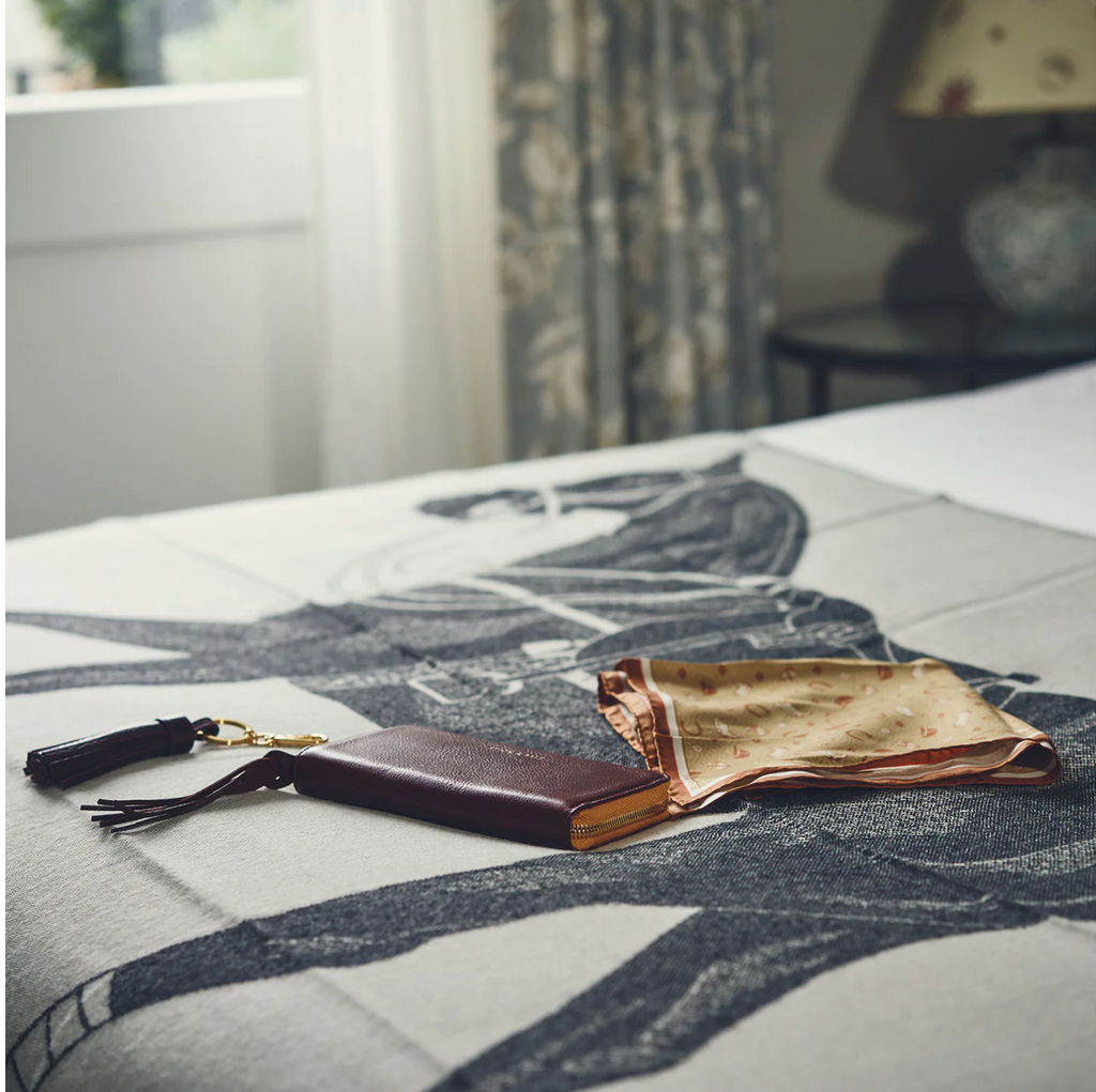 Polo Pony Luxury Throw Grey