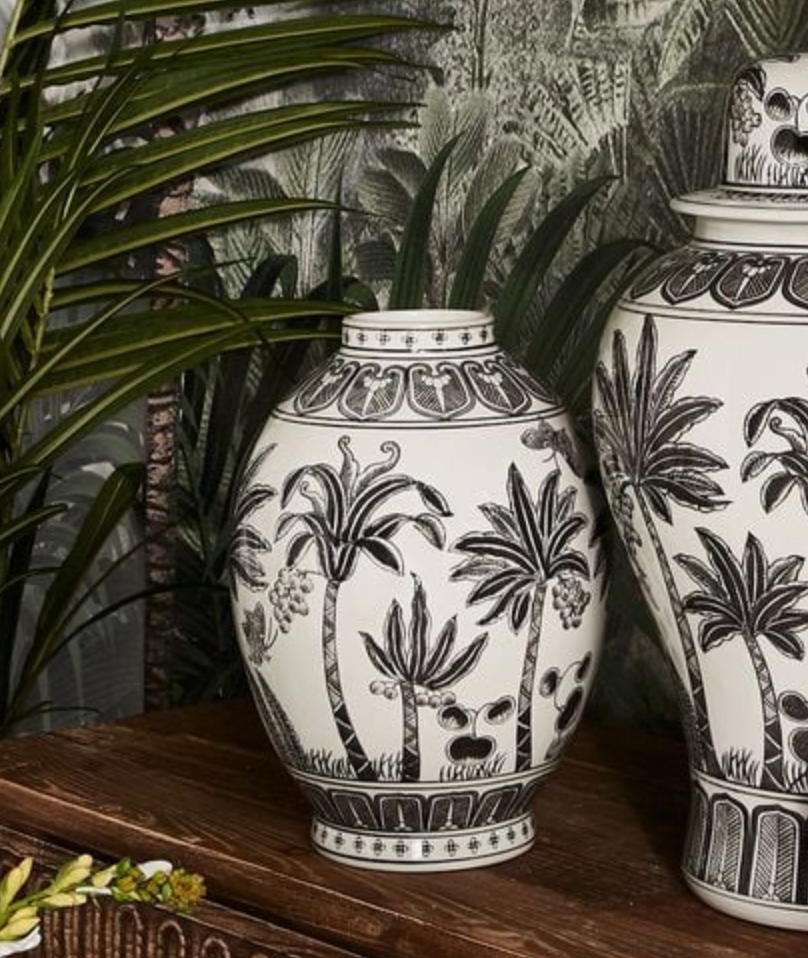 Plantation Vase Black