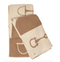 Adamsbro New Zealand Wool Bridle Throw Nougat