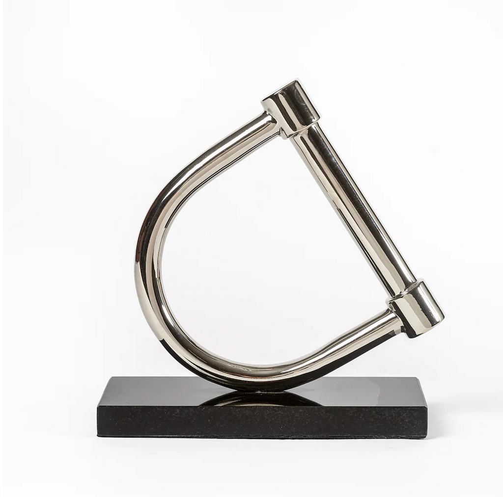 Modern Stirrup Decor Silver