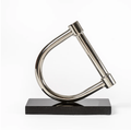 Modern Stirrup Decor Silver