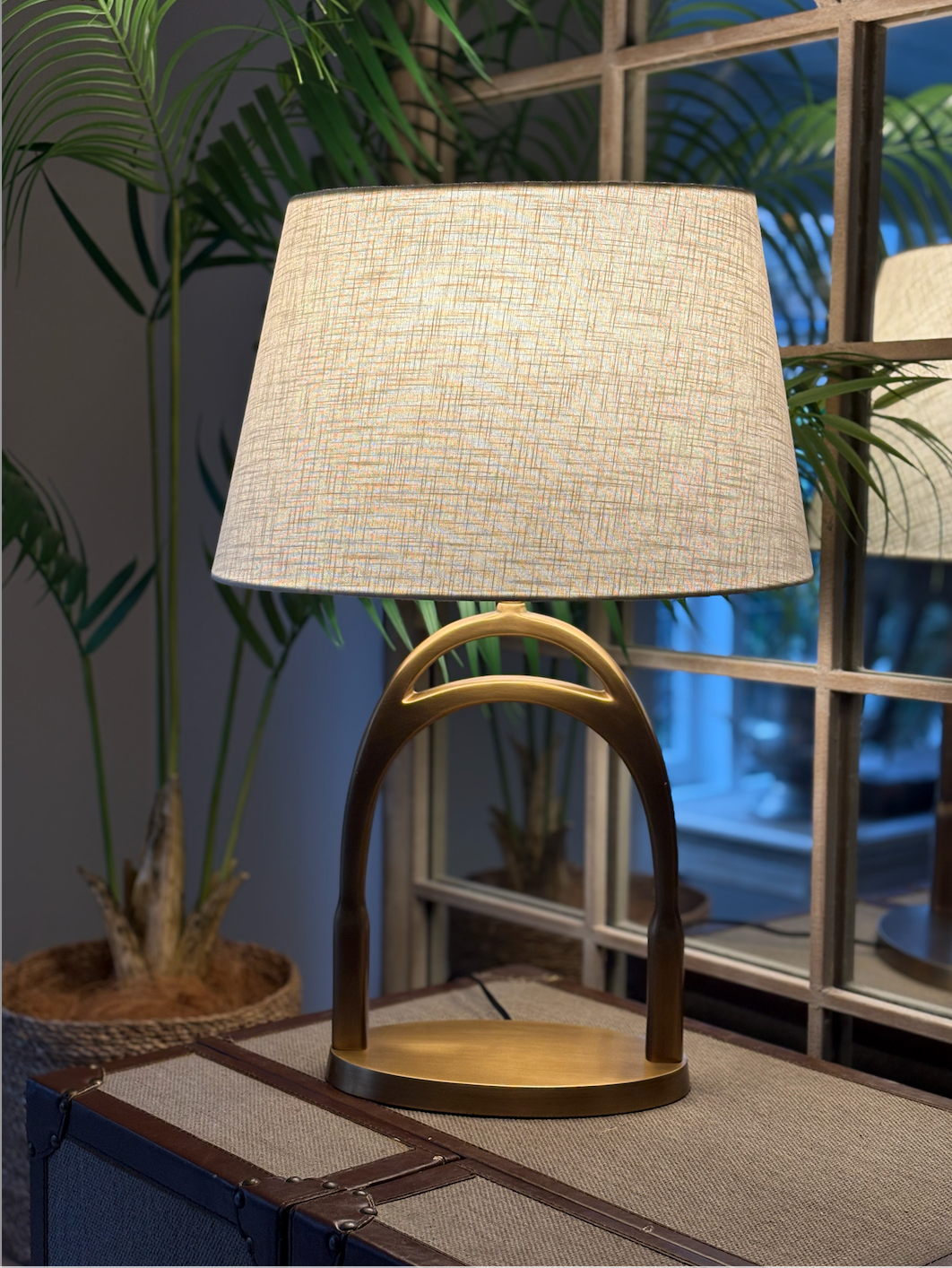 Stirrup Lamp - Brushed Brass