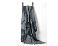 Adamsbro Dark Grey Cashmere Wool Blend Throw