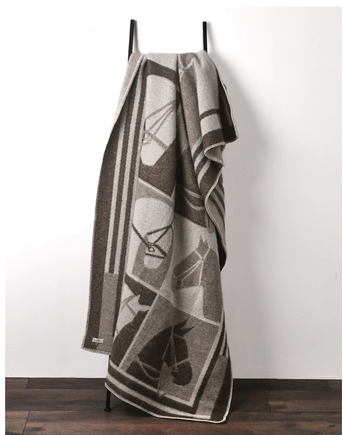 Horses Pure NZ Wool Multi  Blanket
