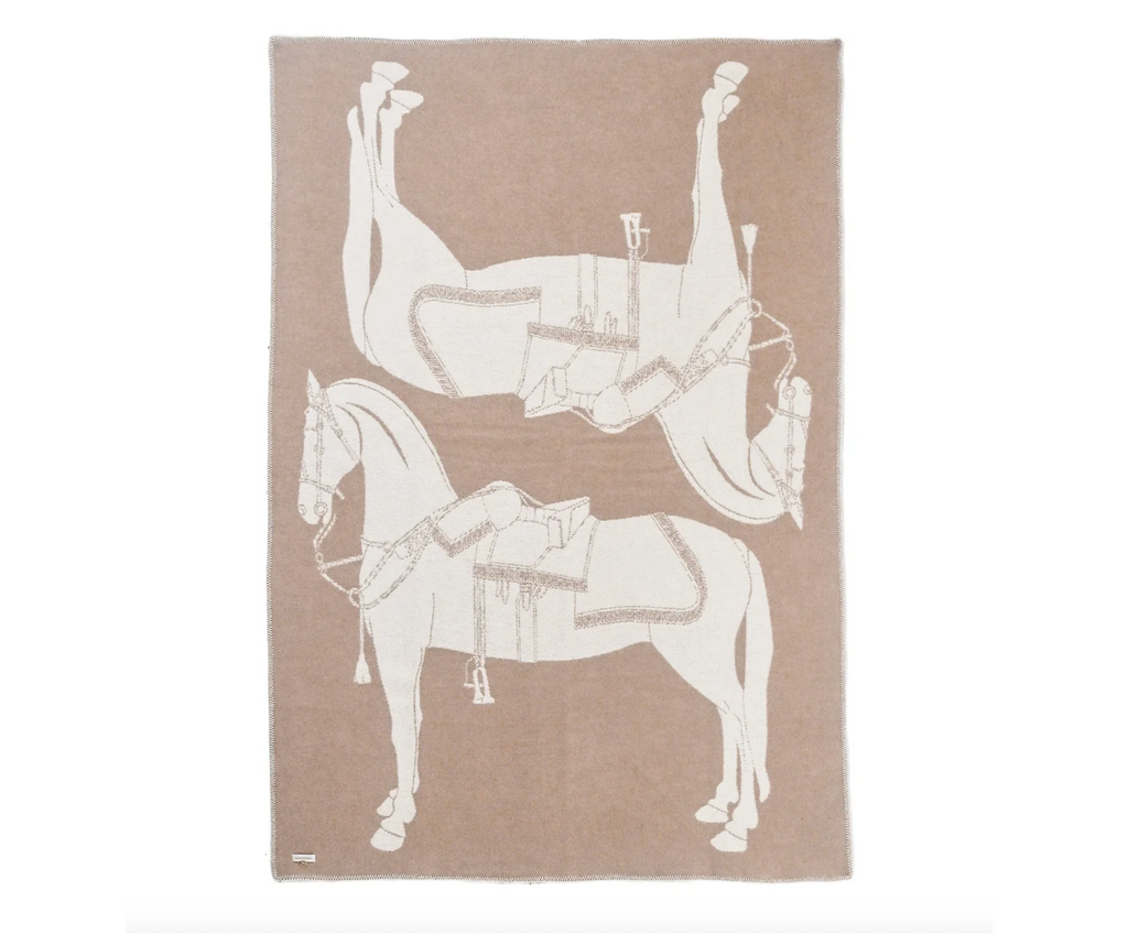 Adamsbro NZ Wool Horses Throw