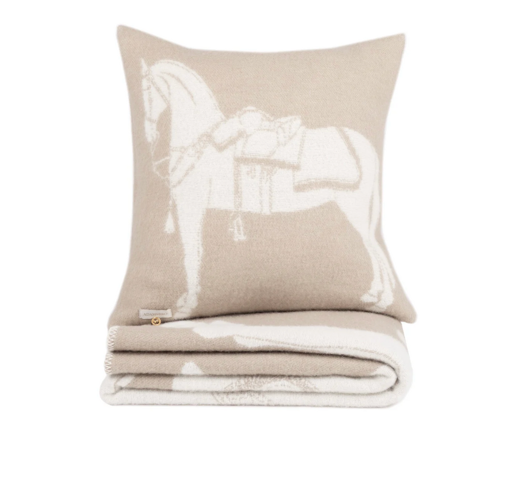 Adamsbro NZ Wool Horses Throw