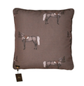 Petit Horse Large Square Cushion Mud