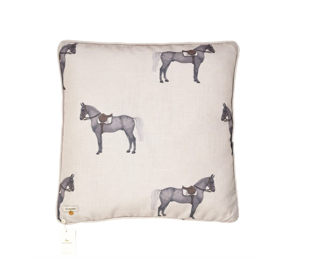 Petit Horse Large Cushion Off White