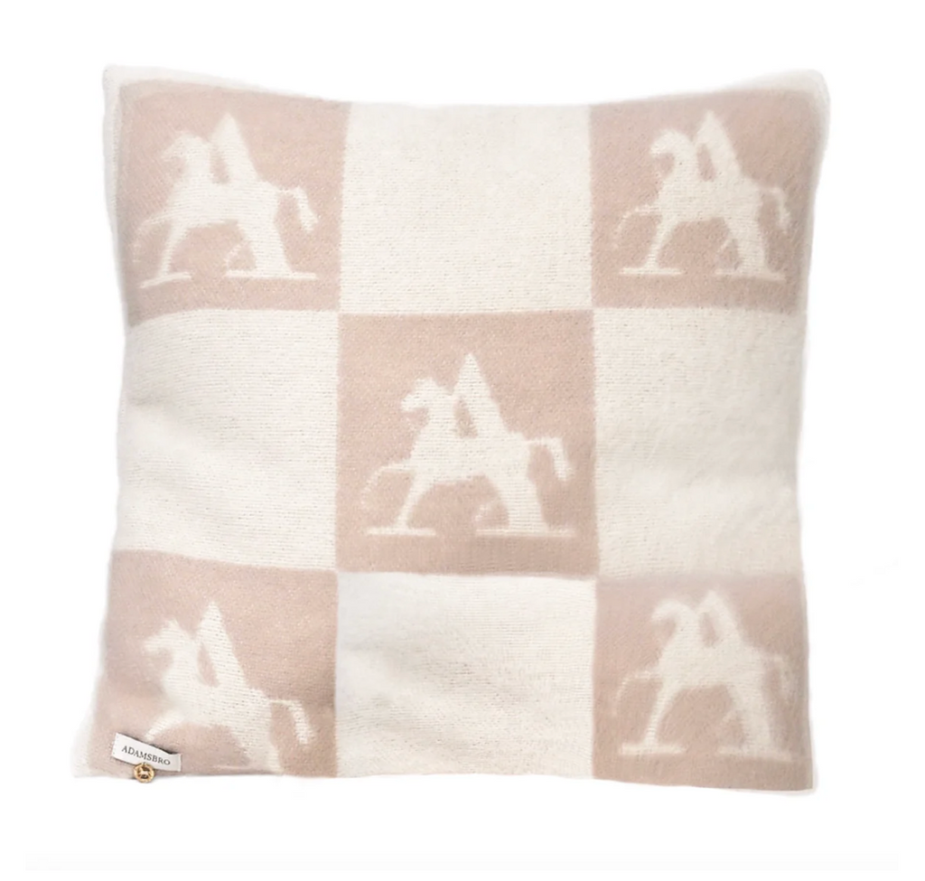 Adamsbro Check New Zealand Wool Cushion