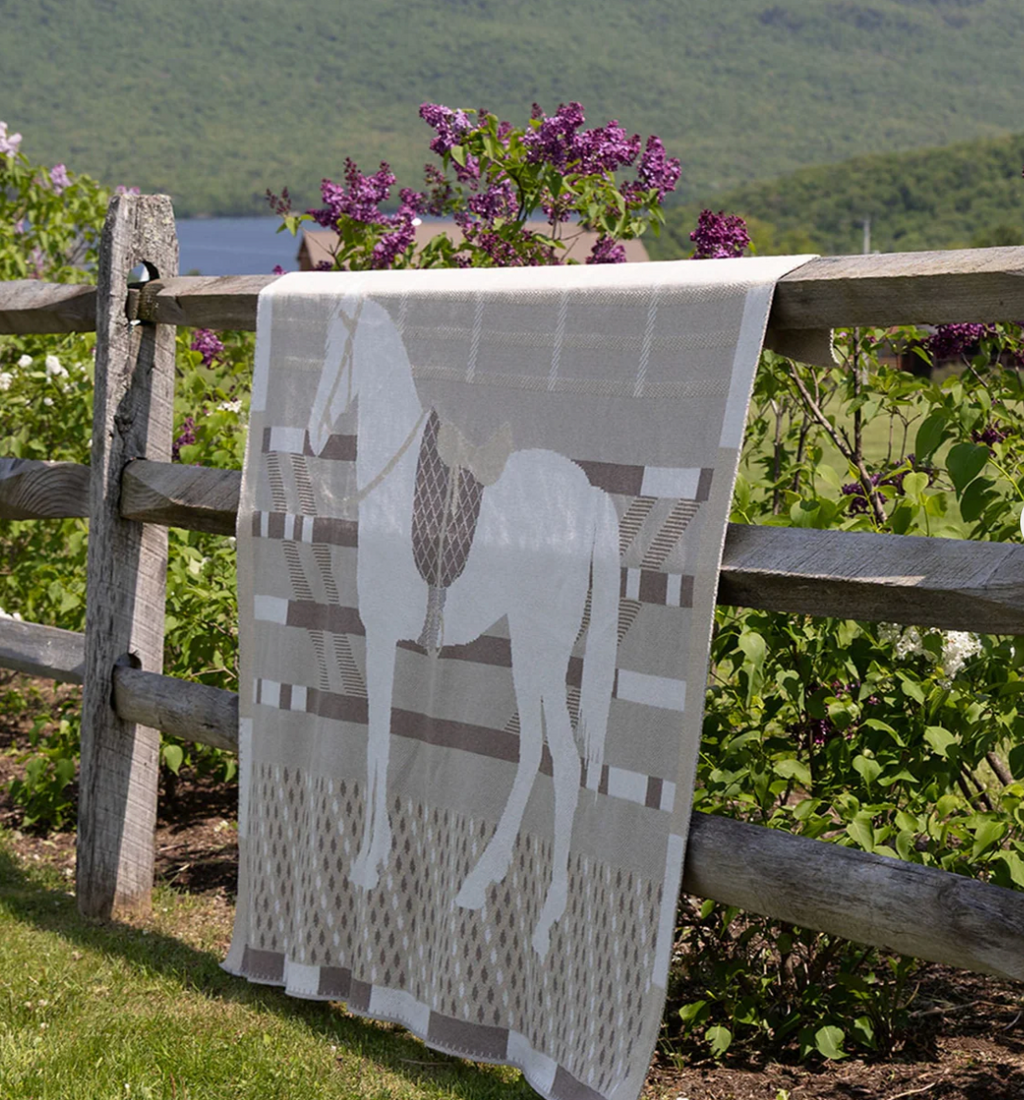 Cheval Cotton Knit Throw