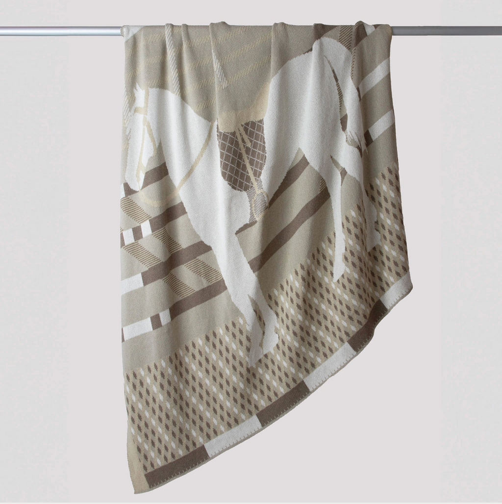 Cheval Cotton Knit Throw