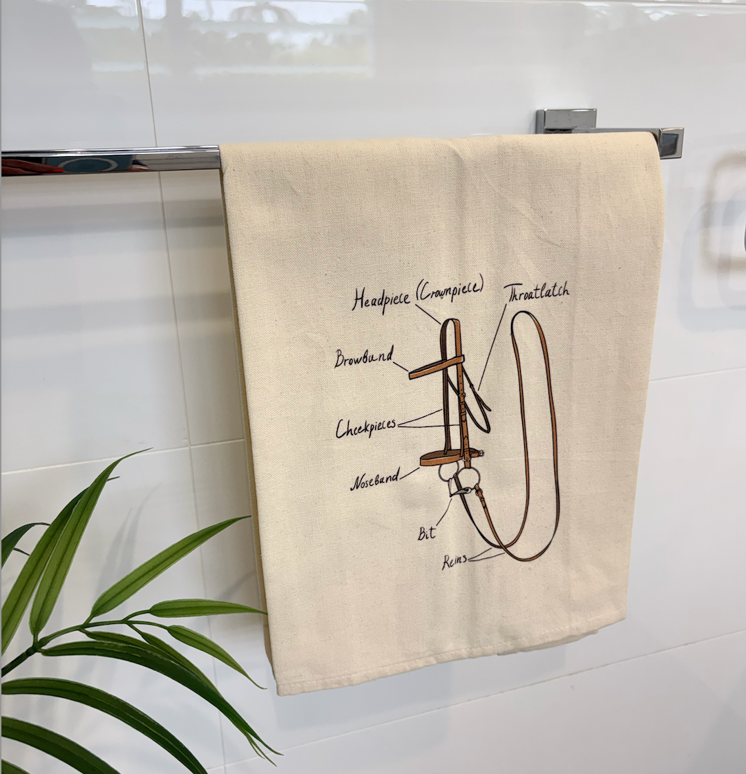 Rustic Bridle Hand Towel