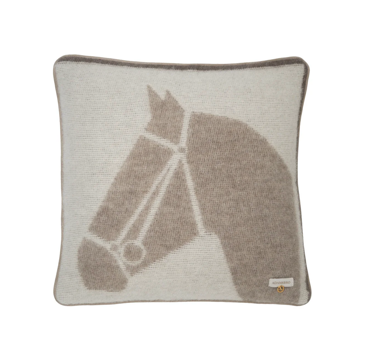 Horse NZ Wool Cushion Off White/Beige