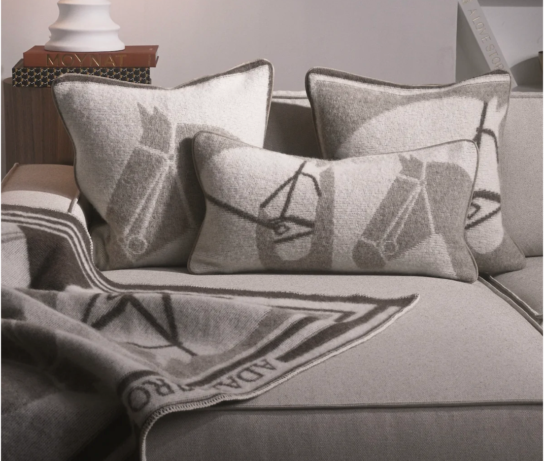 Horse NZ Wool Cushion Off White/Beige