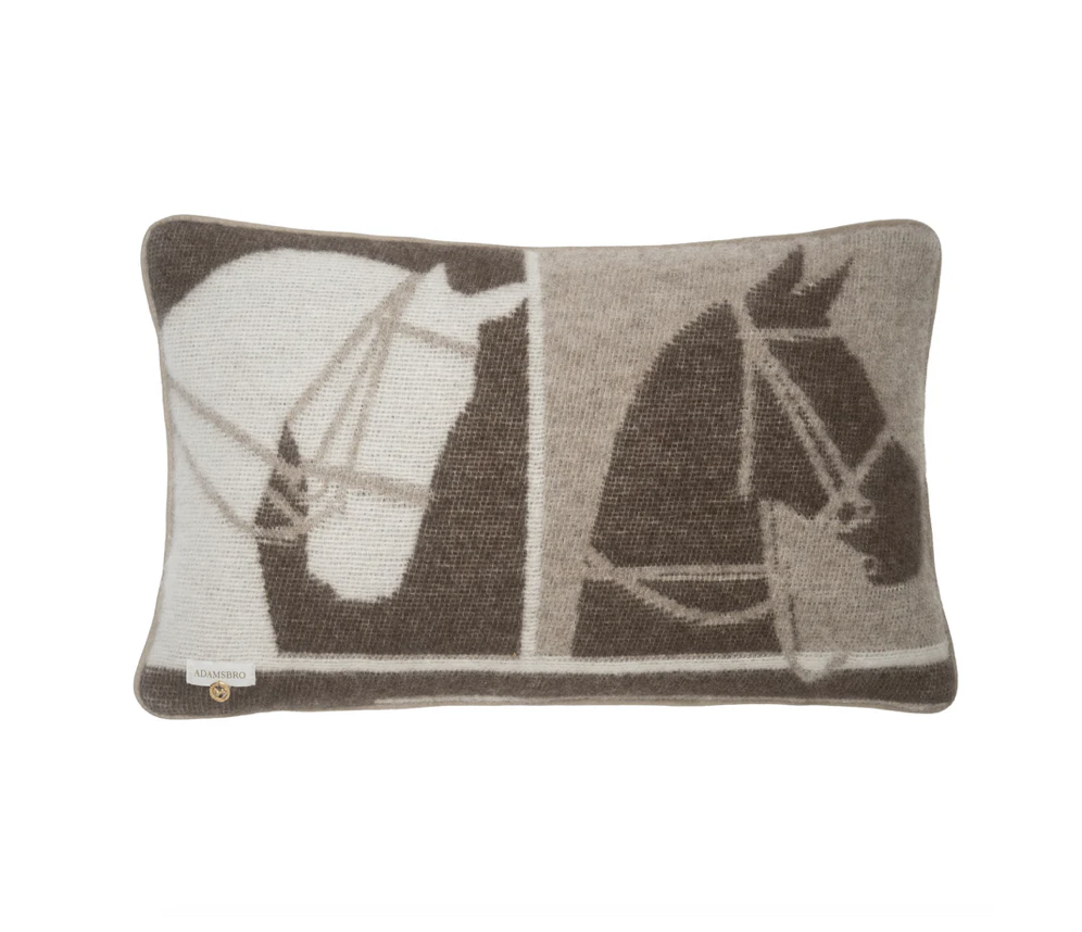 Horses NZ Wool Cushion 60cm x 40cm