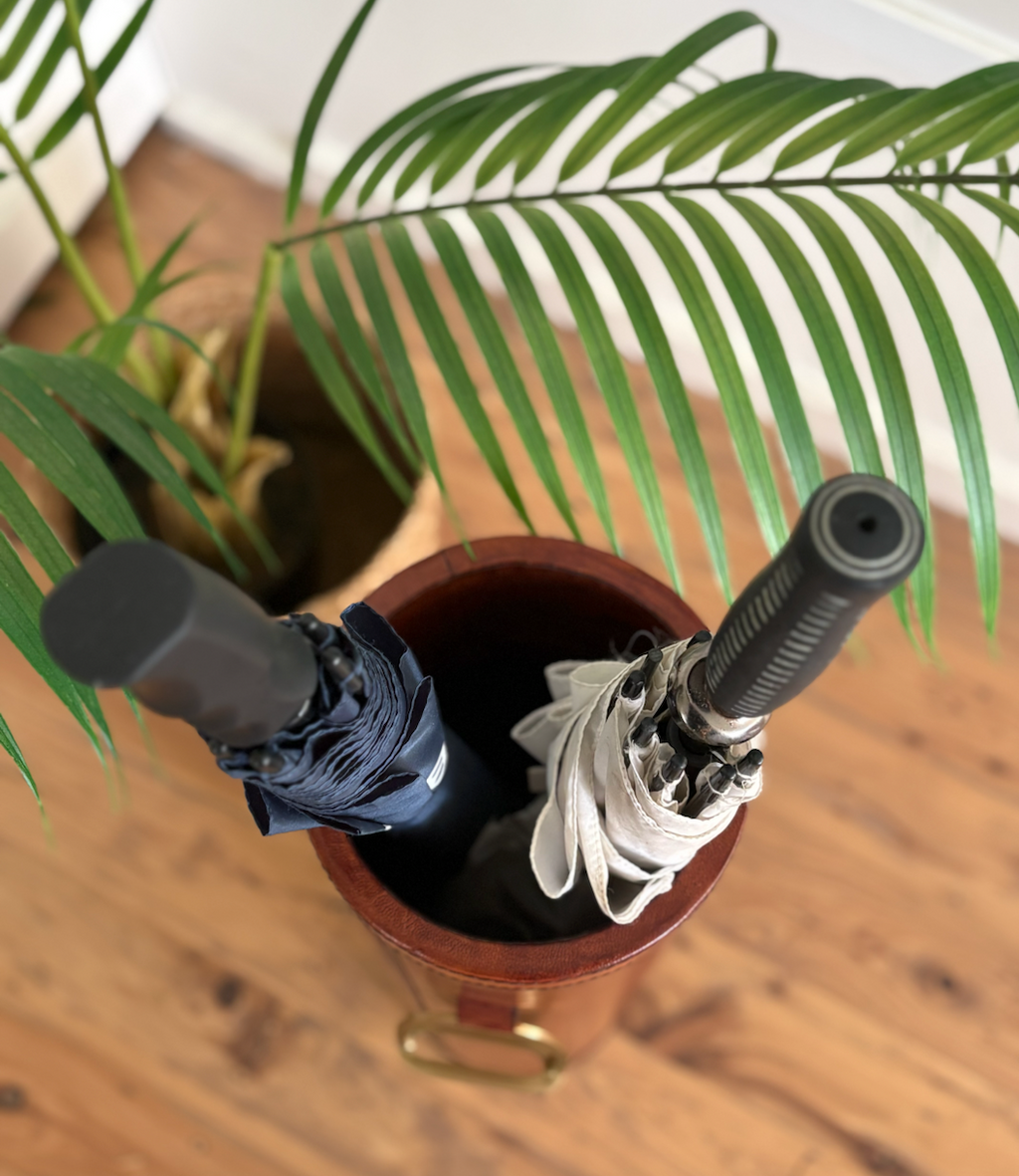 Equestrian Leather Umbrella Holder