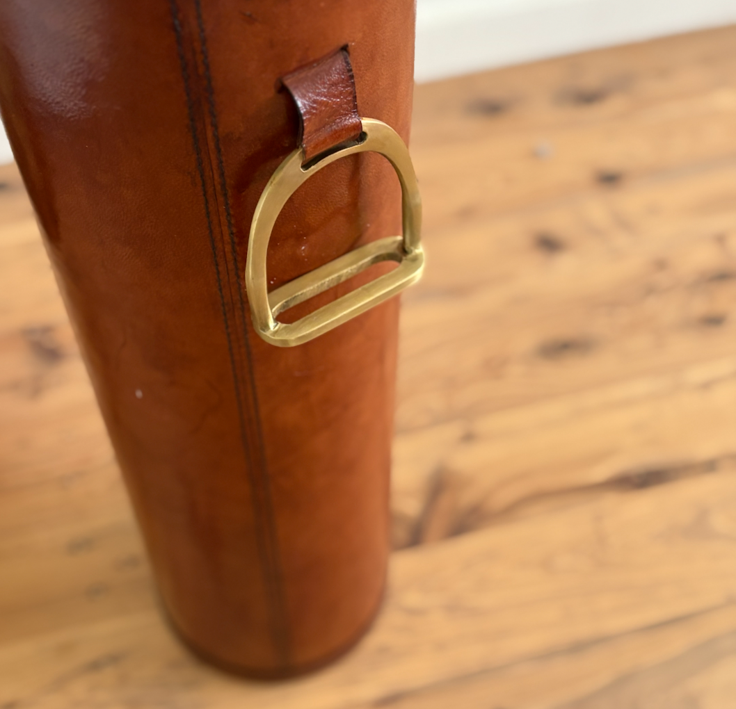 Equestrian Leather Umbrella Holder