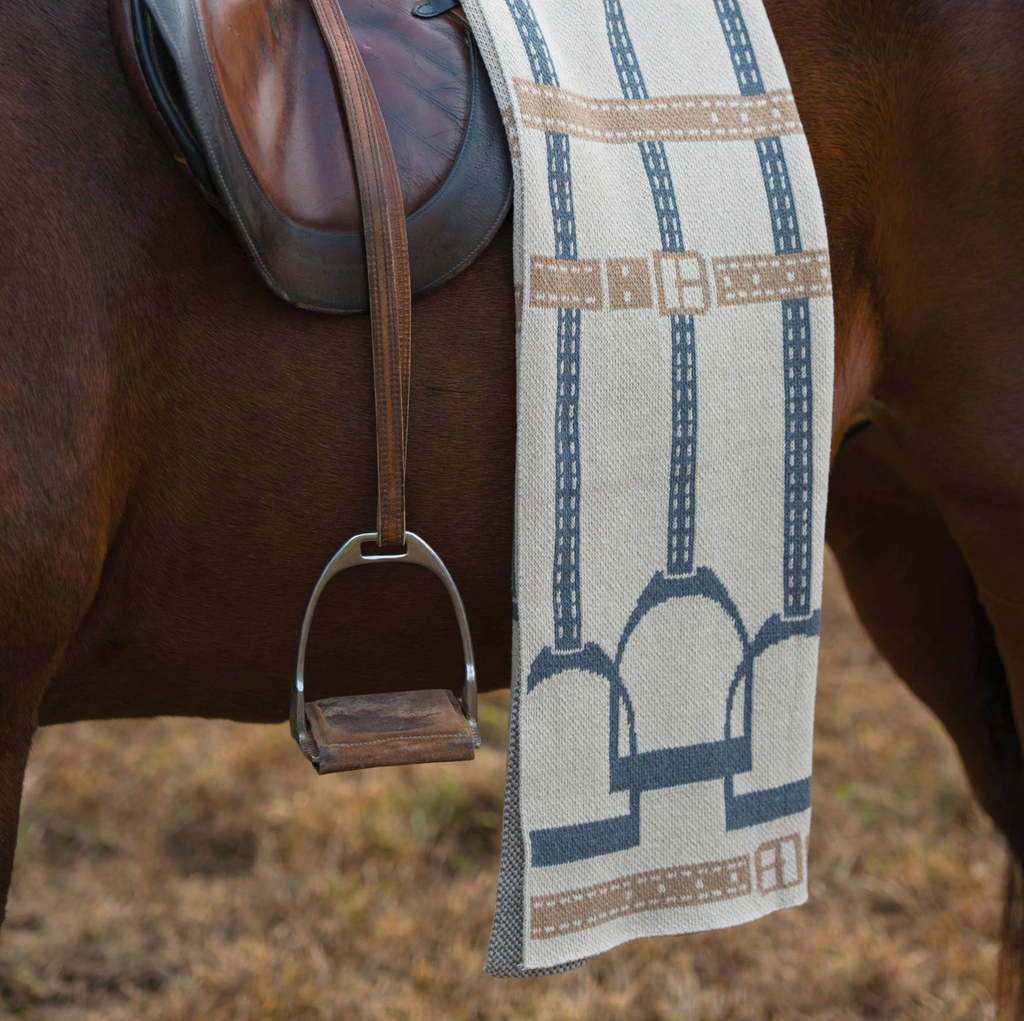 Cotton Stirrup Throw - Beige