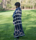 Cotton Stirrup Throw - Navy